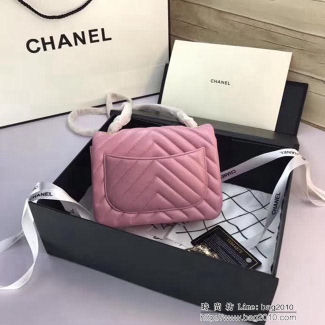 香奈兒CHANEL 升級版V線1115進口小羊皮全新經典單肩斜挎鏈條包 DSC1509